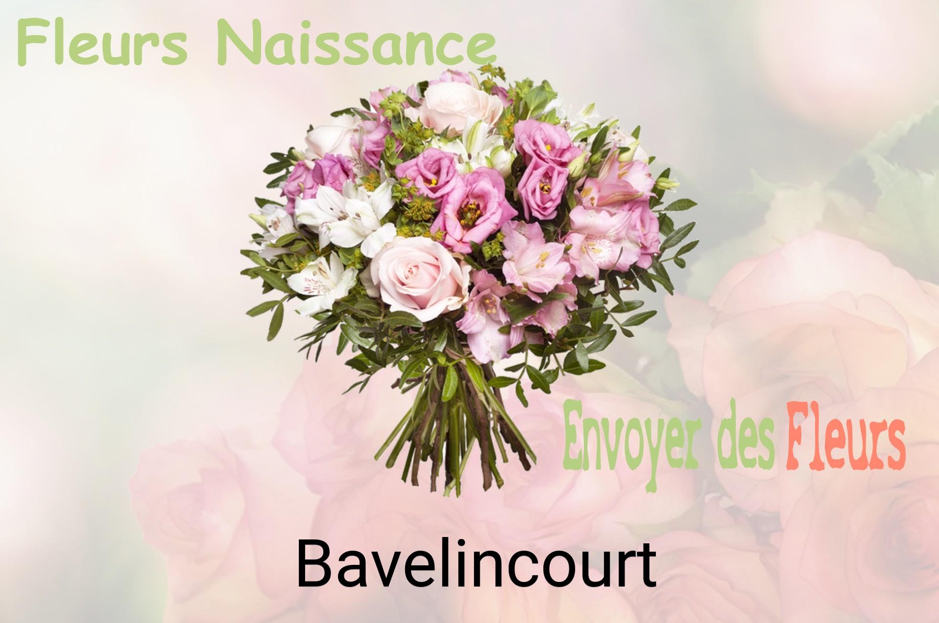 Bouquet de fleurs de naissance livré à Bavelincourt